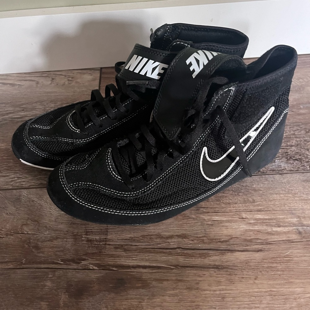 Nike Men's Black Wrestling Shoes